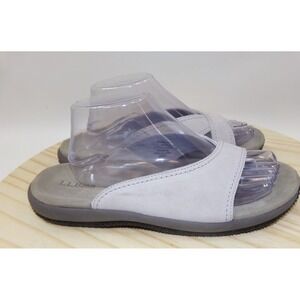 LL Bean Thong Sandals Wrap Around #05330 Womens Beige Size 10